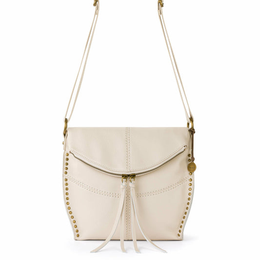 Silverlake Flap Crossbody Bag in Stone Leather