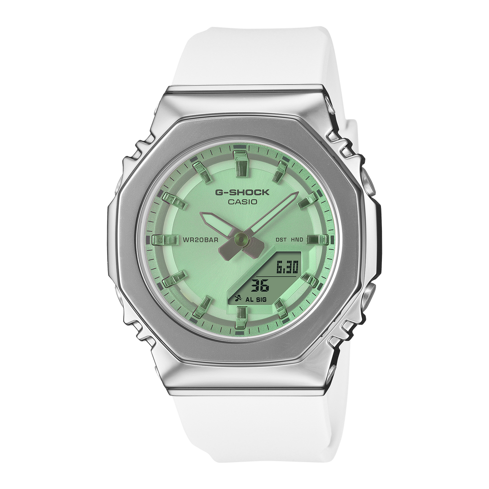 GMS2110SR-7A | G-SHOCK ANALOG-DIGITAL Silver - Casio