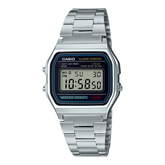 A158WA-1 | Casio Vintage Watch in Silver Metal | Casio - Casio