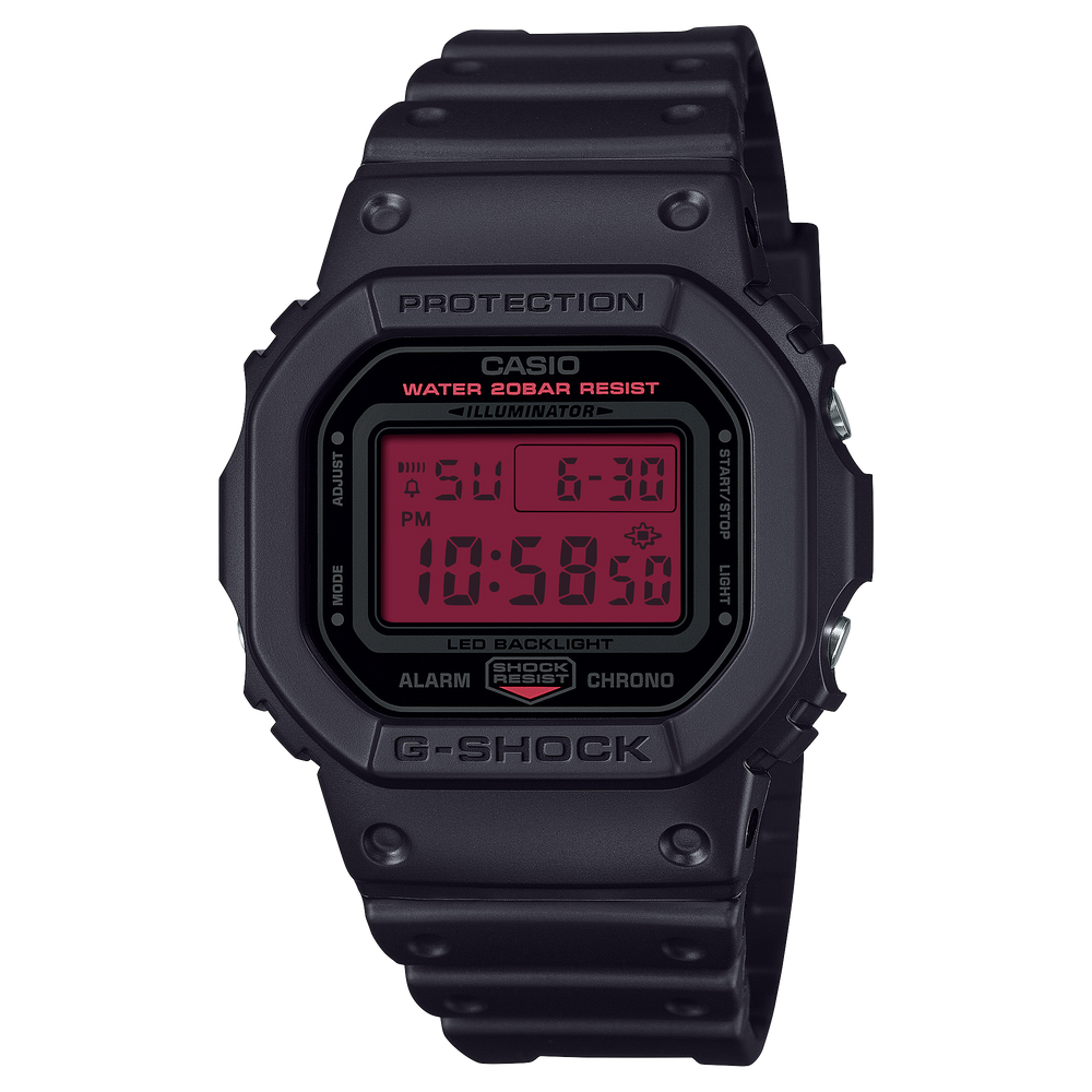 DW5600BBR-1 | G-SHOCK DIGITAL Black - Casio