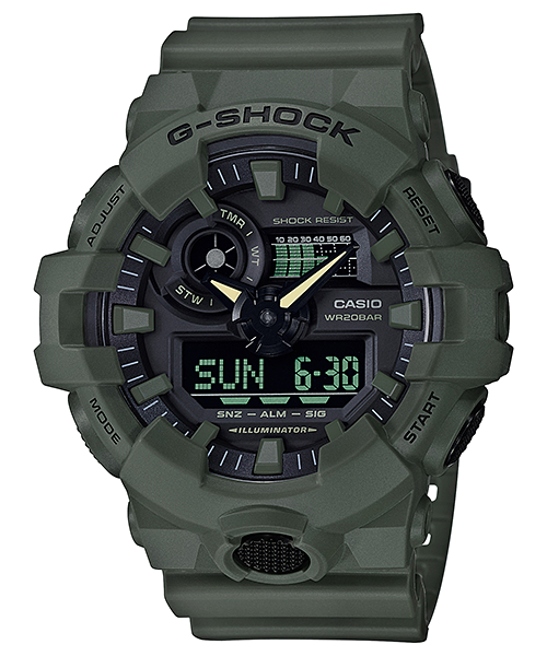 GA700UC-3A | Analog-Digital Green Men's Watch G-SHOCK - Casio