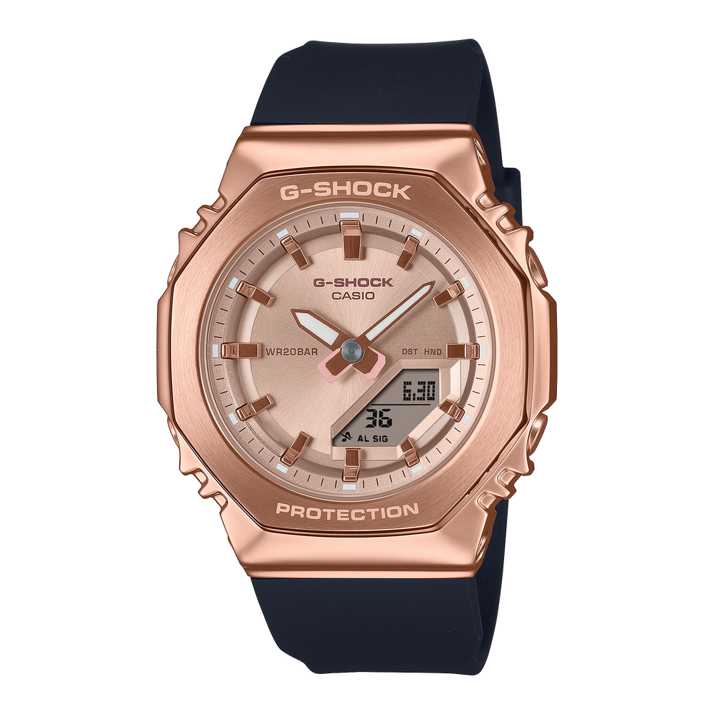 GMS2110PG1A4 | G-SHOCK ANALOG-DIGITAL Pink gold - Casio