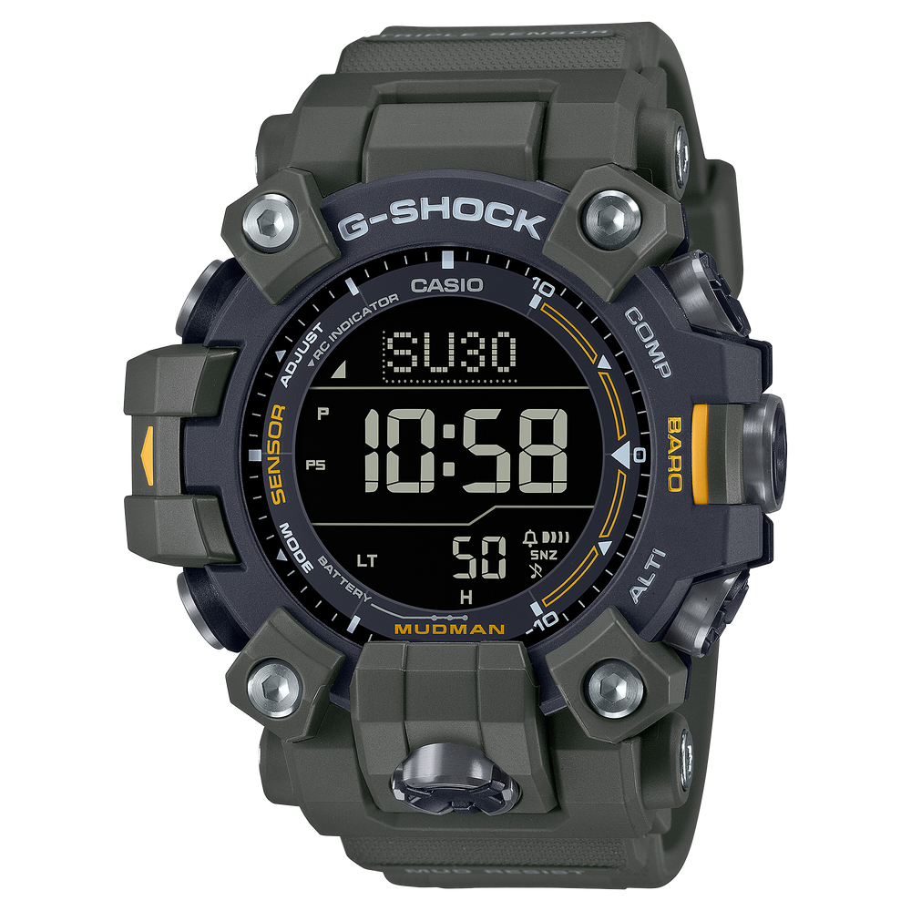 GW9500-3 | G-SHOCK Dark Green + Black Master of G Mudman Watch - Casio
