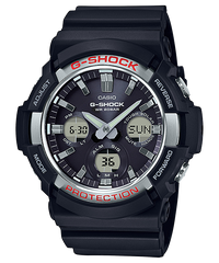 GAS100-1A | Silver Analog-Digital Men's Tough Solar Watch - G-SHOCK - Casio