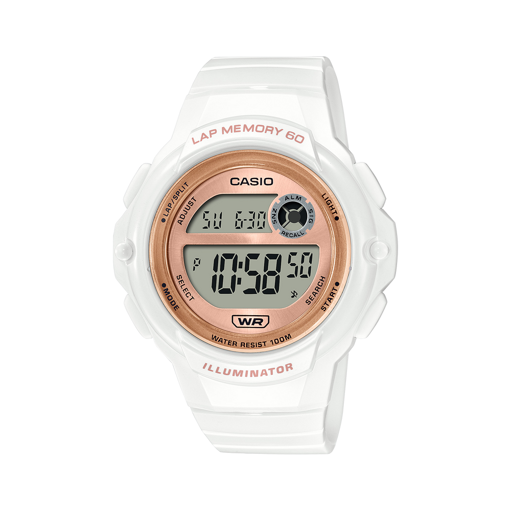 LWS1200H-7A2V | Digital White and Gold Women's Watch - Casio