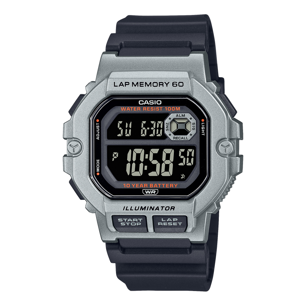 WS1400H-1BV | Gear Sports Silver Watch - Casio