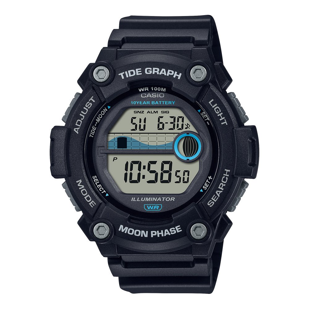 WS1300H-1AV | Black Digital Watch - Casio