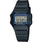 F105W-1A | Black and Blue Digital Watch - Casio