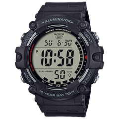 AE1500WH-1AV | Illuminator Night Black Digital Watch - Casio