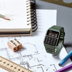 CA53WF-3B | Olive Green Data Bank Watch - Casio