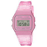 F91WS-4 | Pink Translucent Digital Watch - Casio