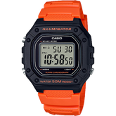 W218H-4B2V | Bright Orange Digital Men's Watch - Casio