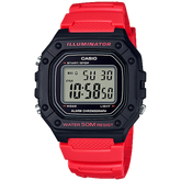 W218H-4BV | Bright Red Digital Men's Watch - Casio