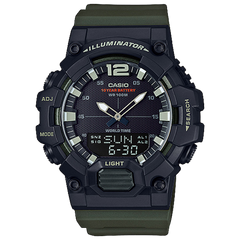 HDC700-3AV | Black and Green Analog-Digital Combination - Casio