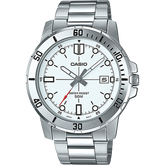 MTPVD01D-7EV | Silver Analog Watch - Casio