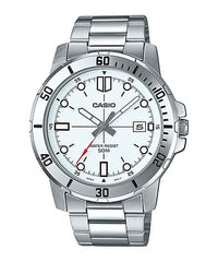 MTPVD01D-7EV | Silver Analog Watch - Casio