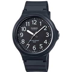 MW240-1BV | Black Analog Men's Watch - Casio