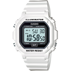 F108WHC-7A | White and Black Digital Watch - Casio