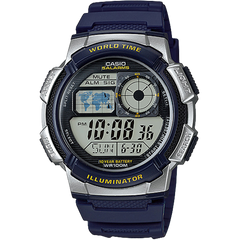 AE1000W-2AV | Illuminator Blue and Silver Digital Watch - Casio