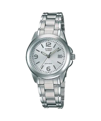 LTP1215A-7A | Silver Stainless Steel Analog Watch - Casio
