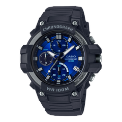 MCW110H-2A2V | Black and Royal Blue Men's Analog Watch - Casio