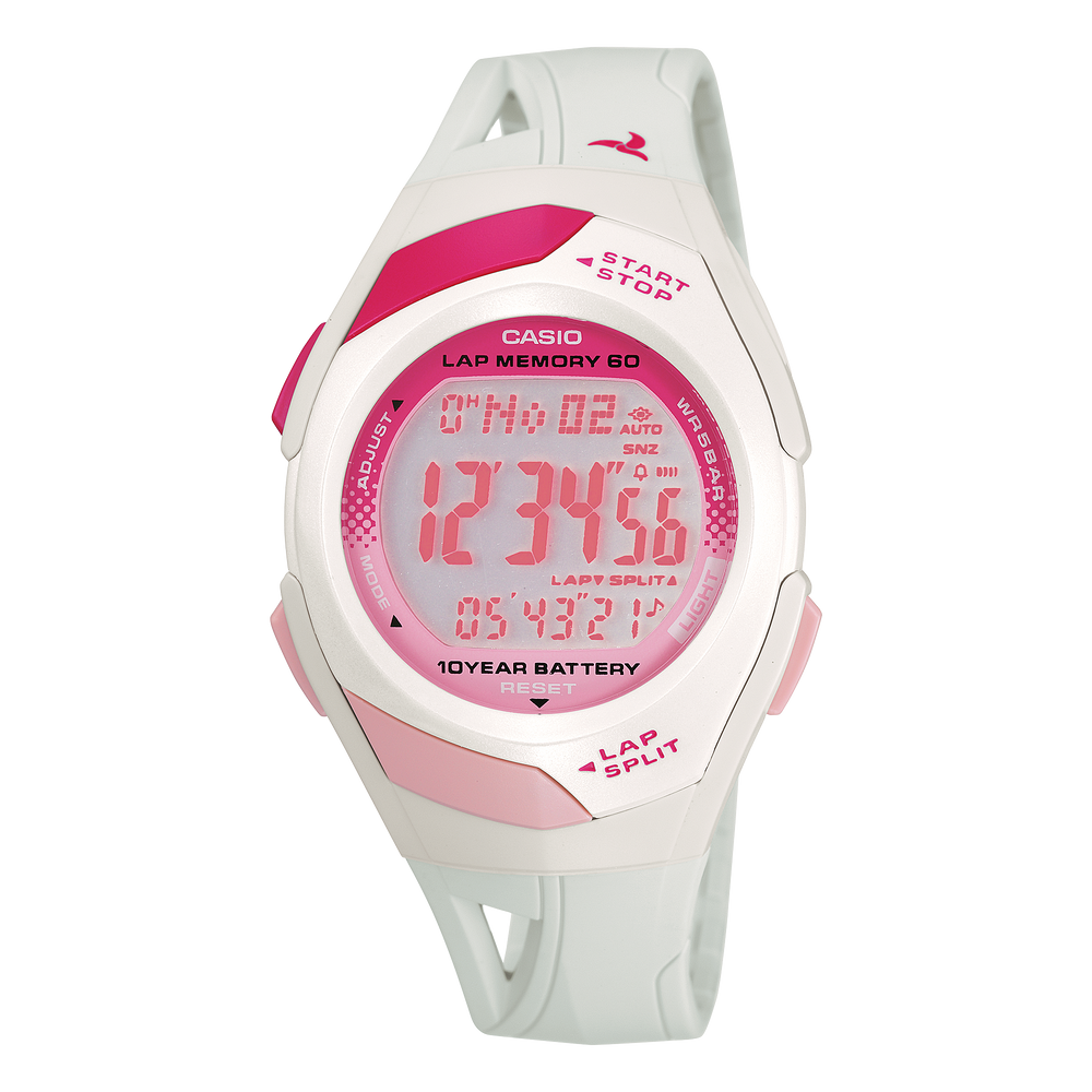 STR300-7 | White Digital Watch - Casio