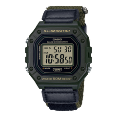 W218HB-3AV | Green Digital Watch - Casio