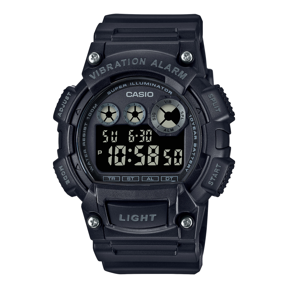 W735H-1BV | Black Digital Watch - Casio