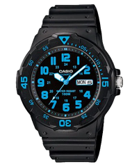 MRW200H-2BV | Black and Light Blue Analog Men's Watch - Casio