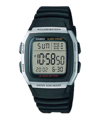 W96H-1AV | Black Digital Watch - Casio