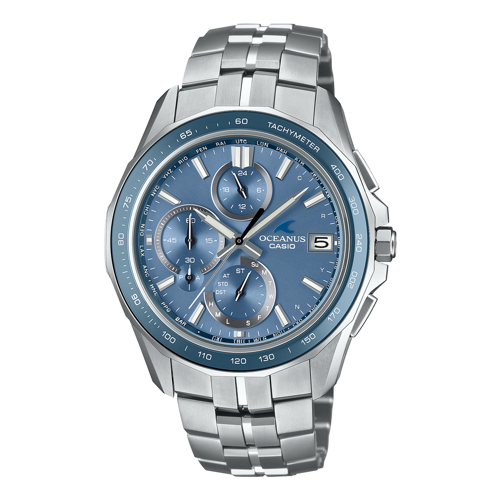 OCWS7000E-2A | OCEANUS Manta Blue, Light blue - Casio