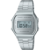 A168WEM-7VT | Vintage Full Silver Metal Watch - Casio