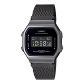 A168WEMB-1BVT | Vintage All Black Digital Watch - Casio