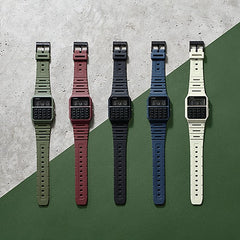 CA53WF-8B | White Data Bank Watch - Casio