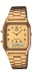 AQ230GA-9BVT | Vintage Gold Toned Top Watch - Casio