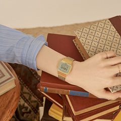 A700WMG-9AVT | Vintage Full Gold Metal Watch - Casio