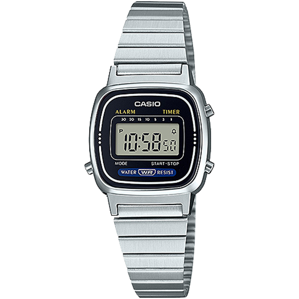 LA670WA-1 | Silver Metal Digital Watch - Casio
