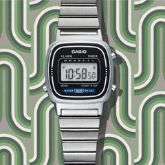 LA670WA-1 | Silver Metal Digital Watch - Casio