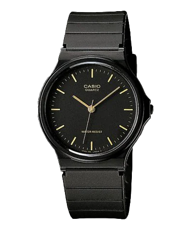 MQ24-1E | All Black Men's Analog Water Resistant Watch - Casio