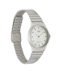 MQ24D-7E | Stainless Steel Men's Analog Water Resistant Watch - Casio