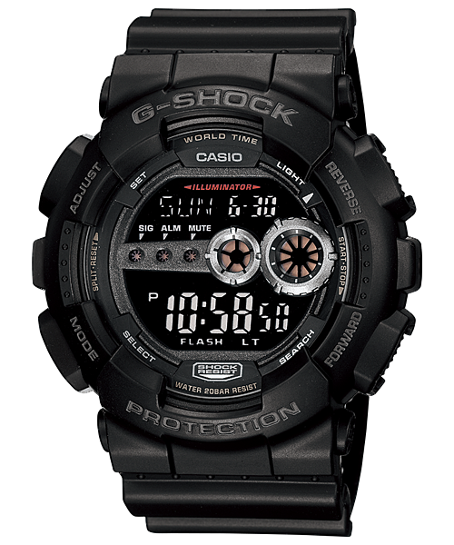 GD100-1B | Black Digital Watch - G-SHOCK - Casio
