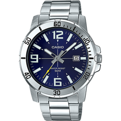 MTPVD01D-2BV | Silver Analog Watch - Casio