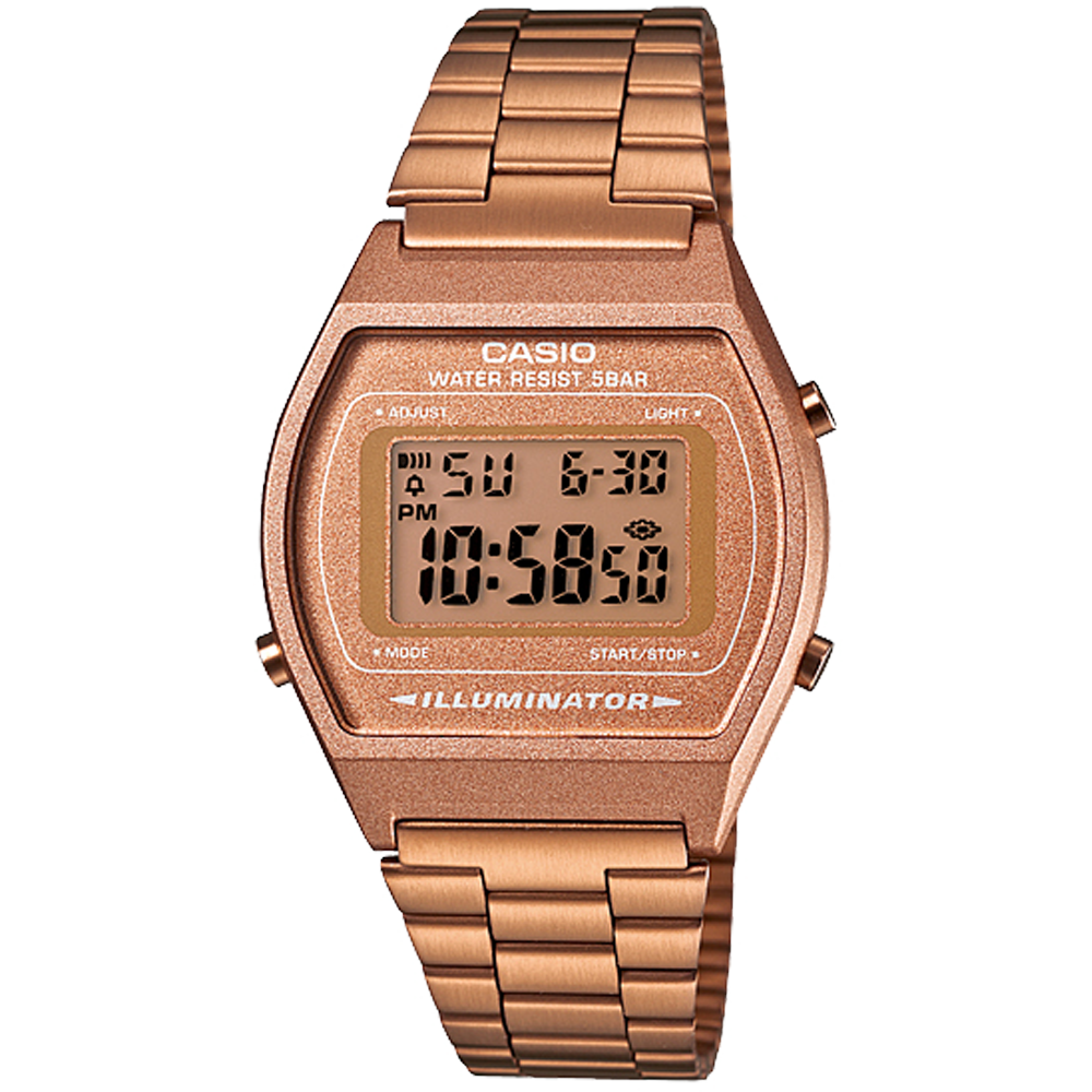 B640WC-5AVT | Vintage Rose Gold Watch - Casio