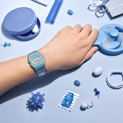 F91WS-2 | Blue Translucent Digital Watch - Casio
