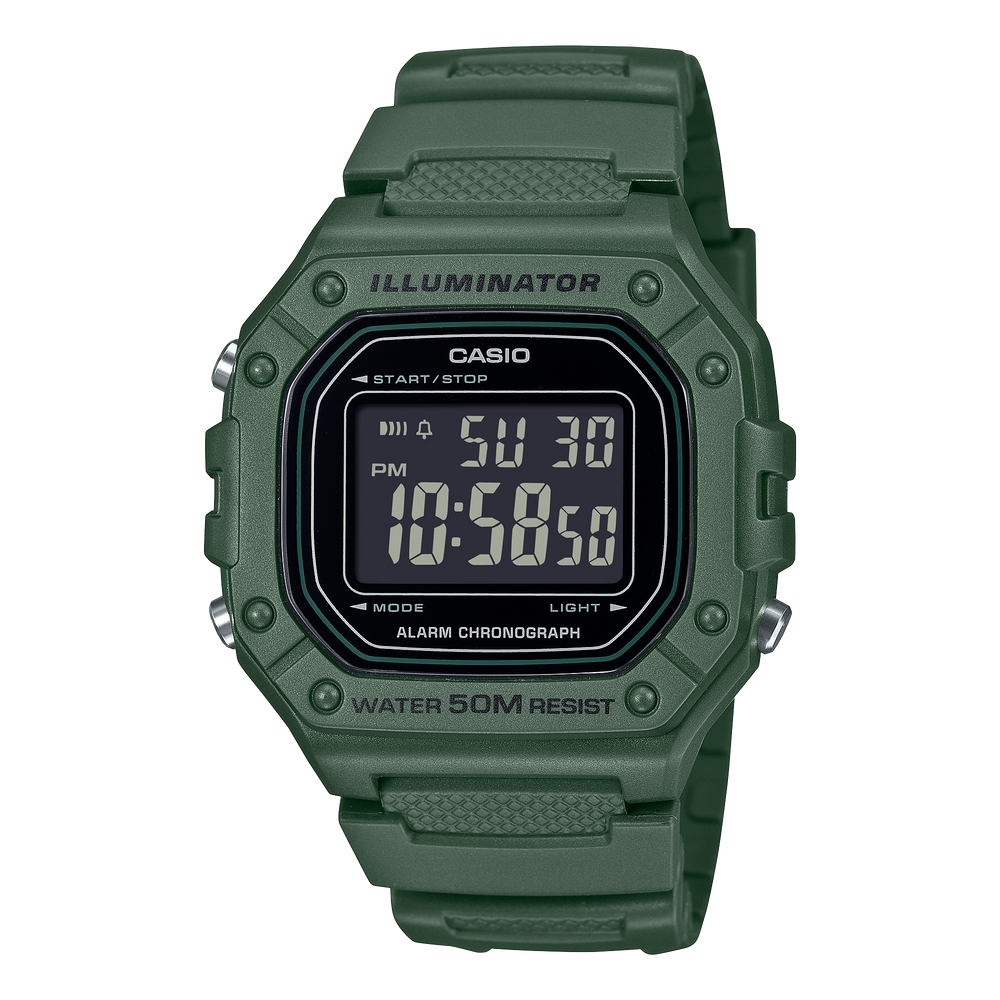 W218H-3BV Green - Casio