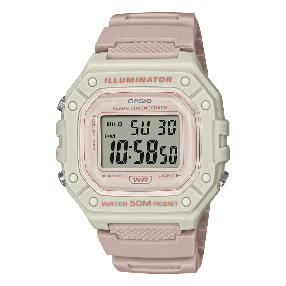 W218HC-4A2V | Light Pink Digital Women's Watch - Casio