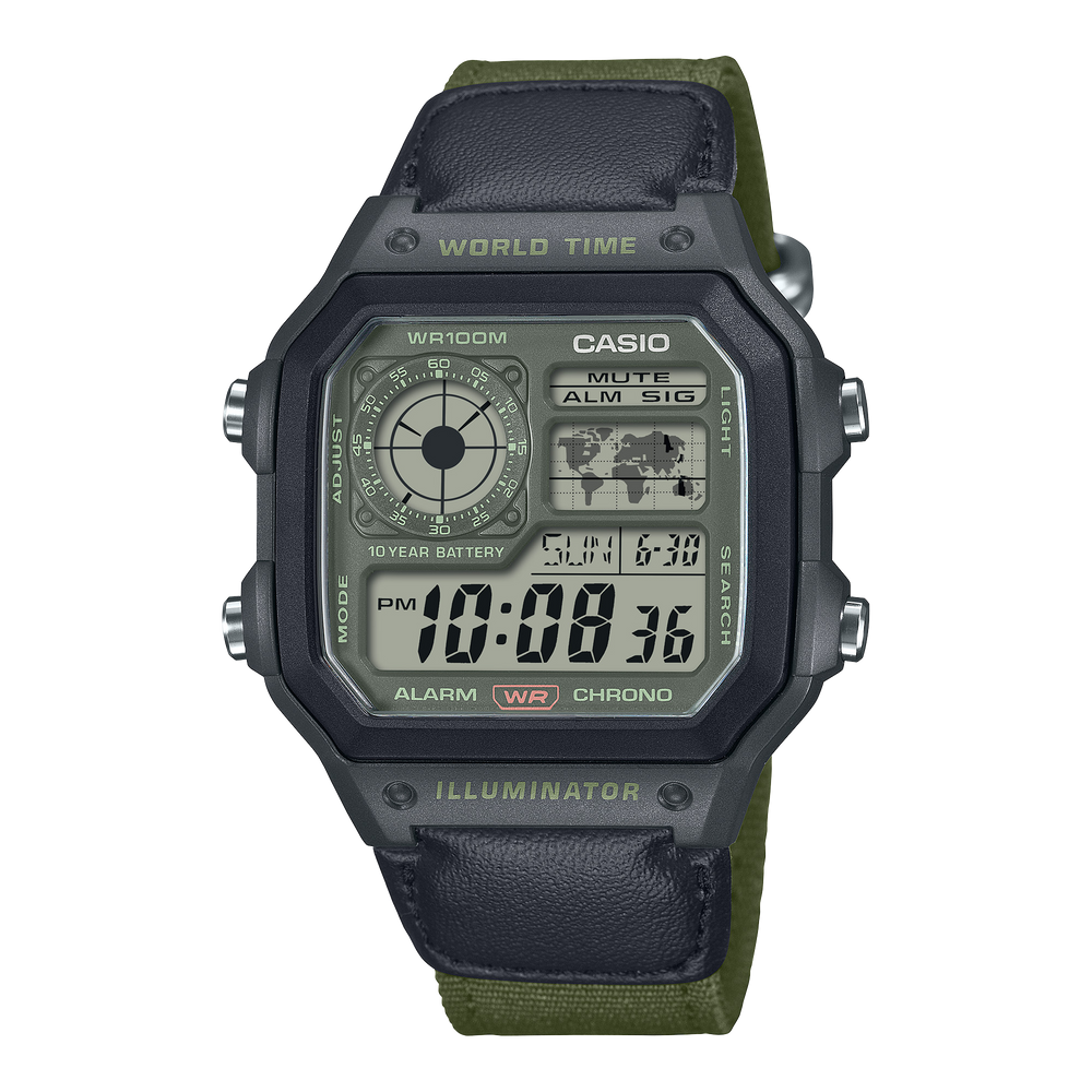 AE1200WHUB-3AV Black - Casio