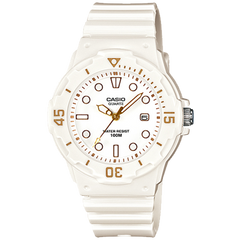 LRW200H-7E2V | White and Gold Analog Watch - Casio