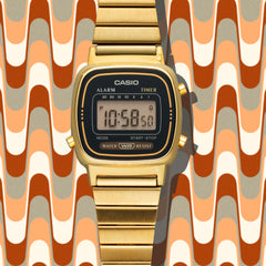 LA670WGA-1 | Gold Metal Vintage Watch - Casio