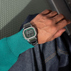 GMWB5000D-3 | GMWB5000D-3 | Stainless Steel Watch in G-SHOCK Green | Casio - Casio